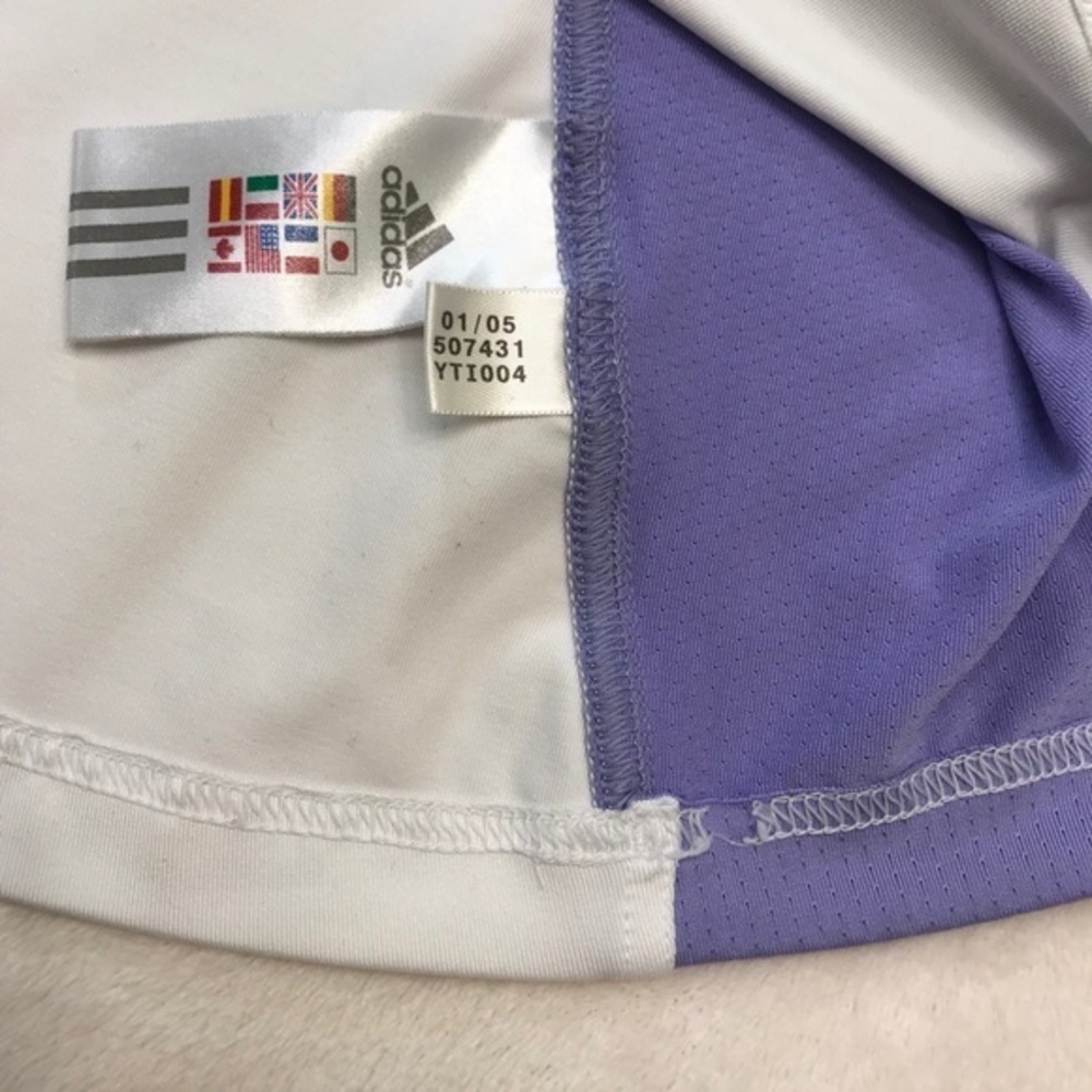 Adidas Women’s Sleeveless white lavender Athletic Top Size Medium - Picture 6 of 8